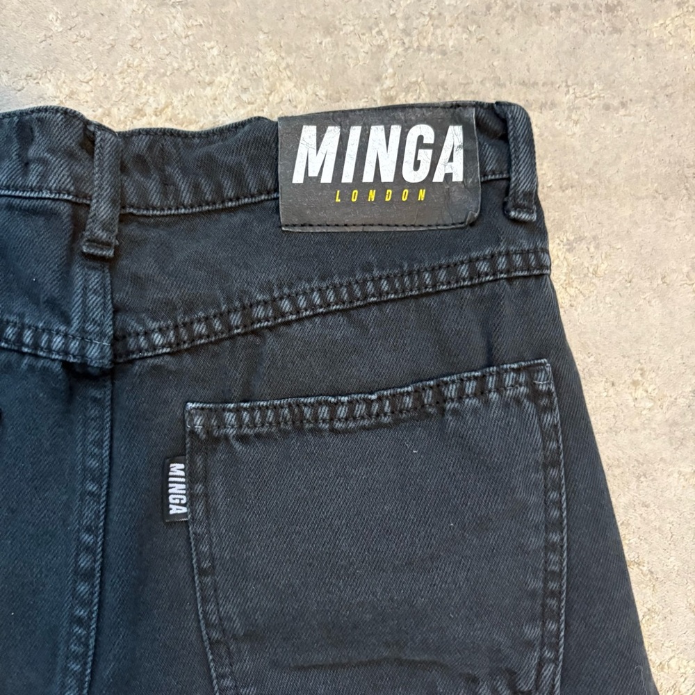 Minga London Black High-Waisted 28” Jeans Size 4 - Picture 10 of 11